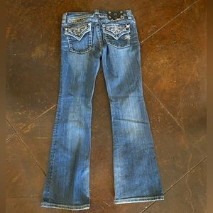 Girls Miss Me Boot Cut Jeans